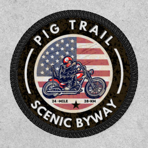 Pig Trail Scenic Byway arkansas motorcycle ride Patch