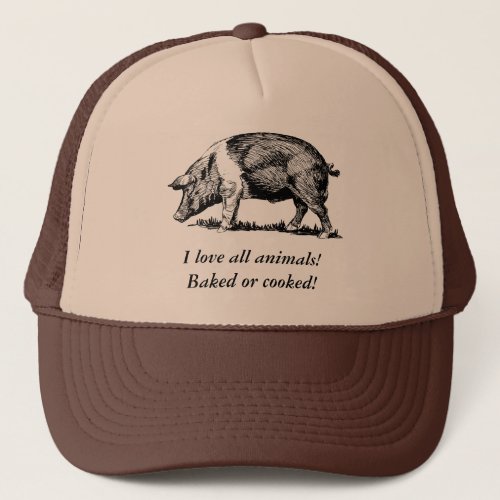 Pig Trucker Hat