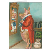 Pig Tying His Cravat (Front)