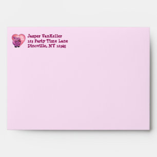 Pig Valentine's Day Envelope