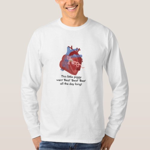 Pig Valve Heart Haiku Art Cotton Shirt_ Kevin Shea T_Shirt