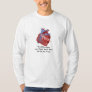 Pig Valve Heart Haiku Art Cotton Shirt- Kevin Shea T-Shirt