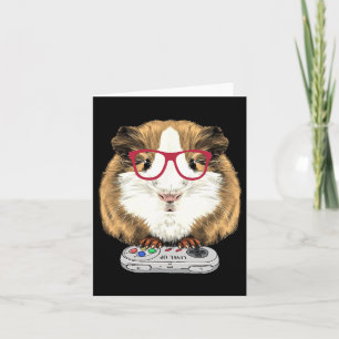 Pig Video Game Wildlife Animal Guinea Pig Gamers 1 Card