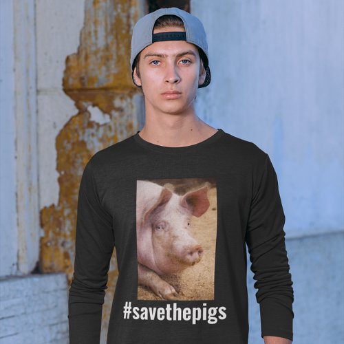 PIG VIGILS VEGAN SAVE THE PIGS TEES