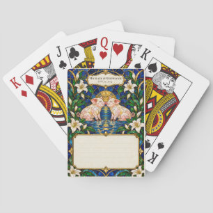 Pig Wedding Guest Book Signing Deck Poker Cards