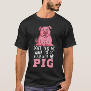 Pig Whisperer Animal Farming Farmer Meat Swine Pig T-Shirt