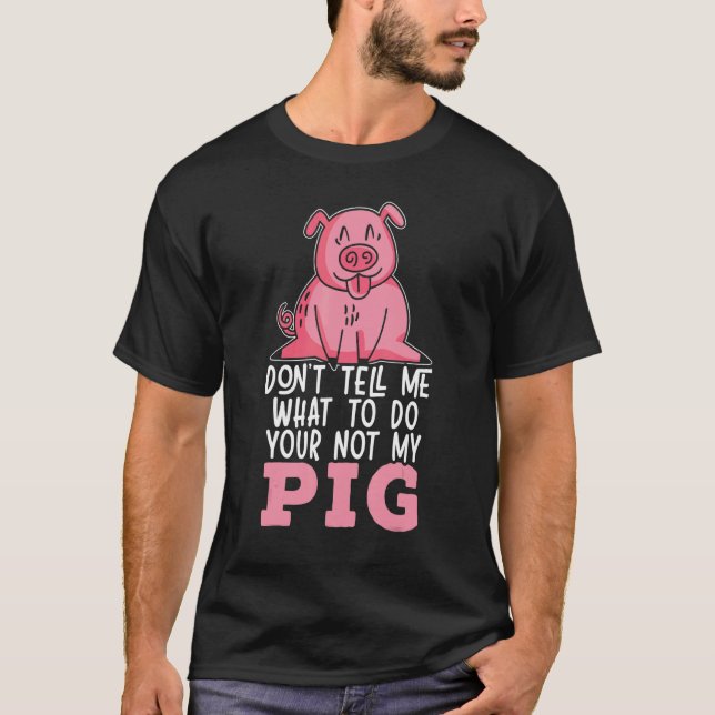 Pig Whisperer Animal Farming Farmer Meat Swine Pig T-Shirt (Front)