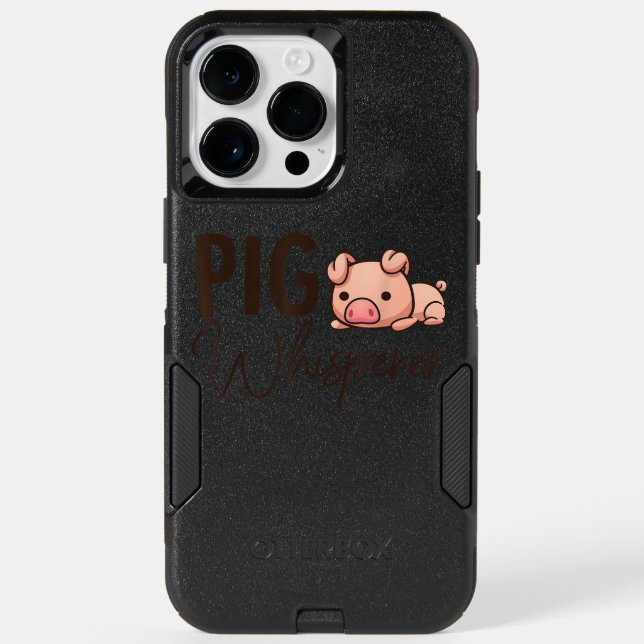 Pig Whisperer  For Pig Lover Otterbox iPhone Case (Back)