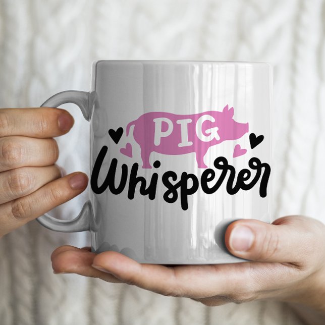 Pig Whisperer funny pig mug (Creator Uploaded)