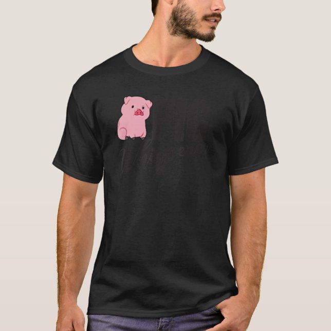Pig Whisperer, Hog Lover, Cute Farmer, Funny Anima T-Shirt (Front)