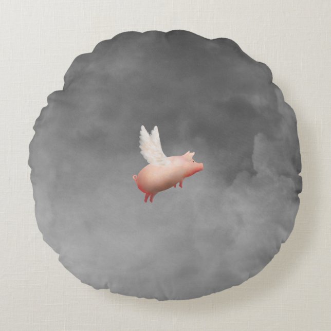 pig with wings pillow (Front)