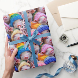 Pig Wrapping Paper