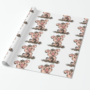 Pig Wrapping Paper