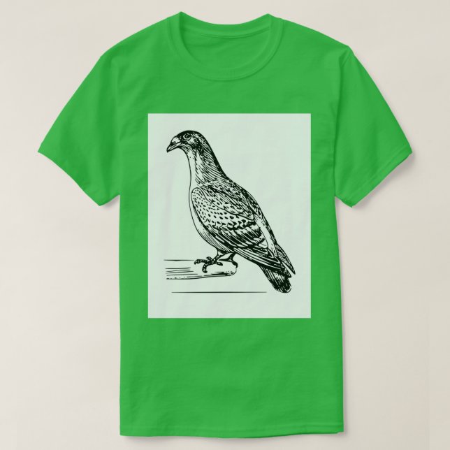 Pigeon 105 T-Shirt (Design Front)
