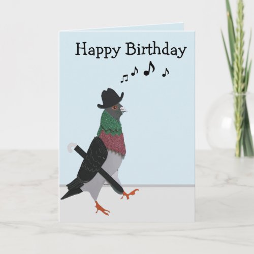 Pigeon About Town Funny Birthday