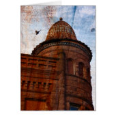 Pigeon and Rusty Building Roof (Front)