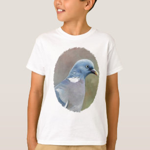 Pigeon Bird Art Kids t shirt