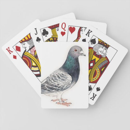 Pigeon Bird Art Playing Cards