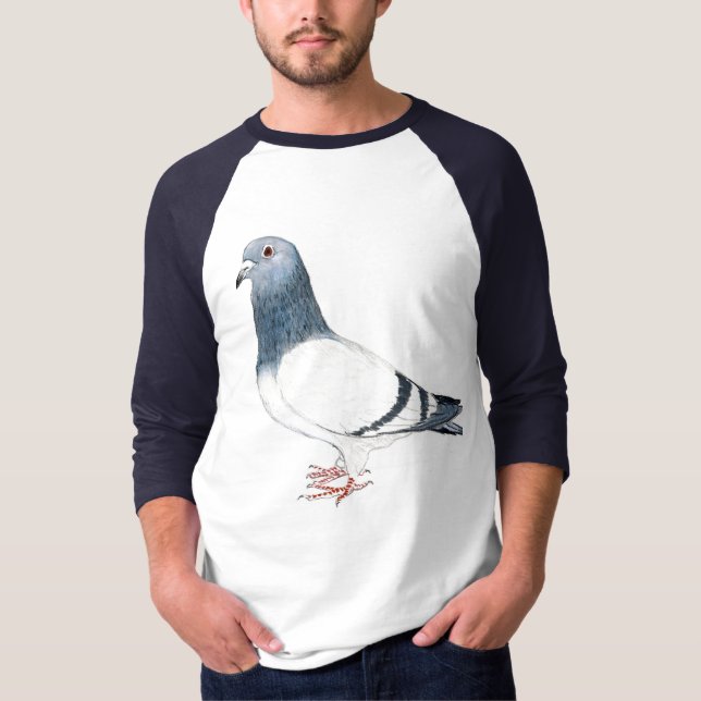 "Pigeon" Bird Art Shirt (Front)