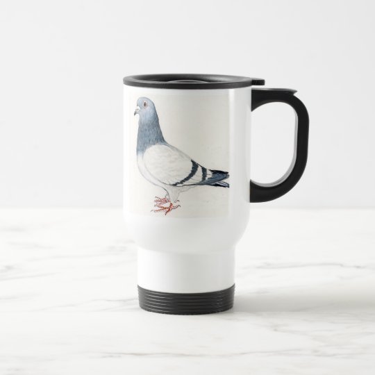 Pigeon Bird Art Travel Mug