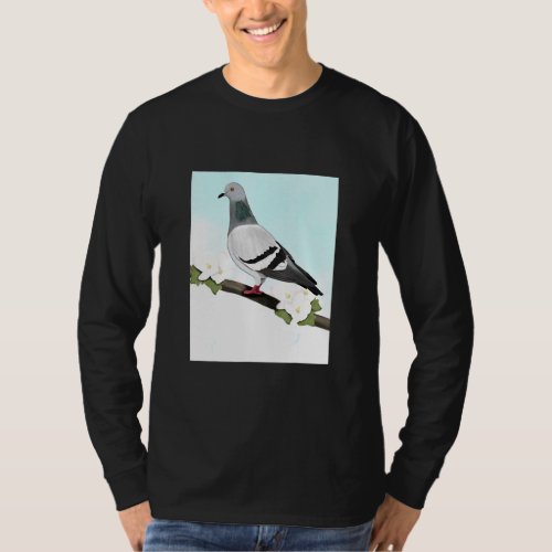 Pigeon Bird Bird Birdwatcher Songbird Biologist  T_Shirt