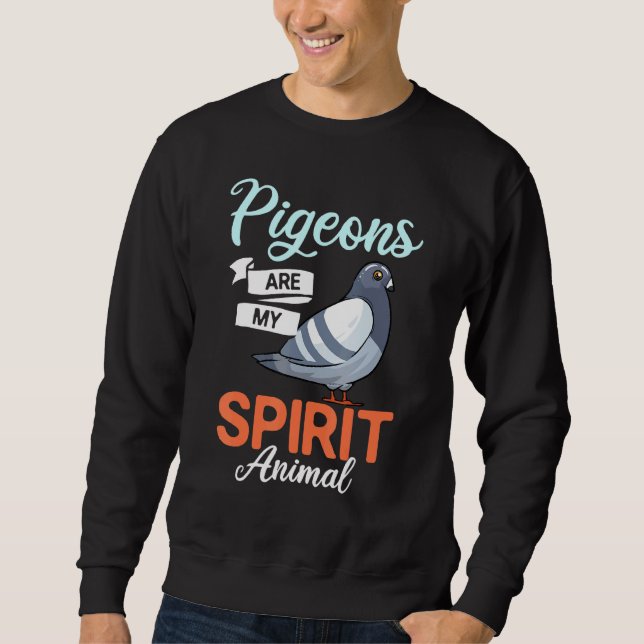 Pigeon Bird Breeder Baby Nest Eggs Feeder 6 Sweatshirt (Front)