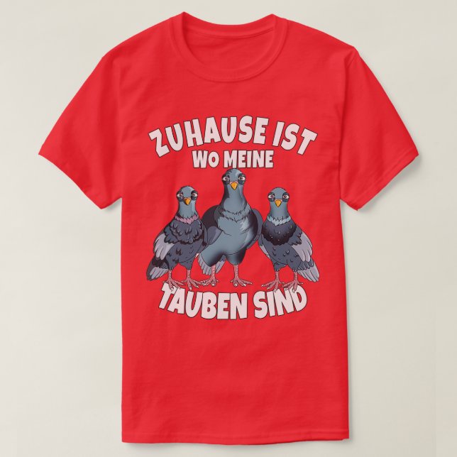 Pigeon breeder Pigeon breeder Pigeon fan carrier p T-Shirt (Design Front)