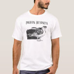 Pigeon Business (Backpack Version) T-Shirt<br><div class="desc">When you've got extra serious pigeon business,  that pigeon better have a backpack.  Maybe there's books in there.  Maybe something else.  After all,  you might be visiting a prison later.</div>