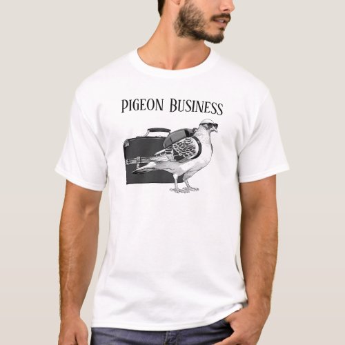 Pigeon Business Backpack Version T_Shirt