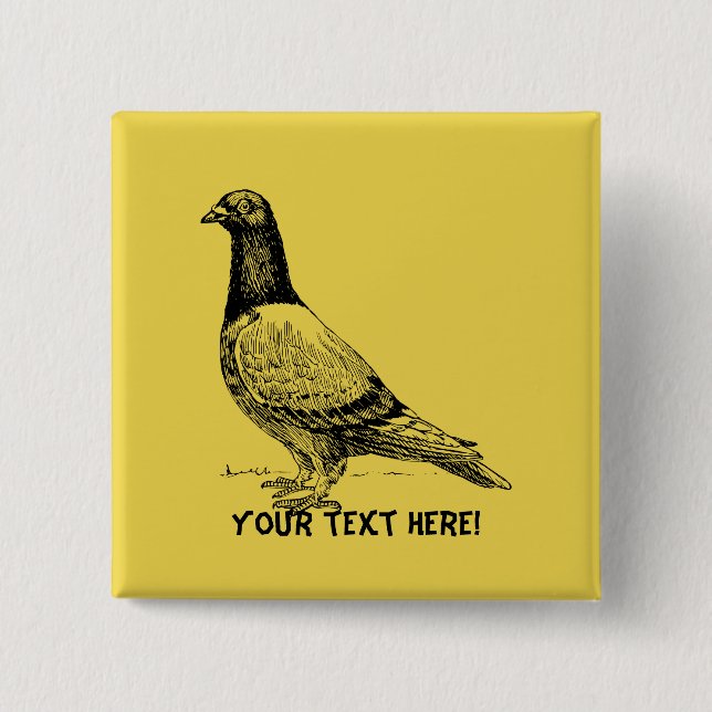Pigeon Button (Front)