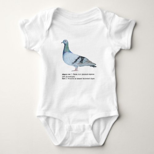 Pigeon by NuancesdePigeon Baby Bodysuit