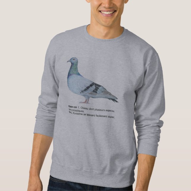 Pigeon by NuancesdePigeon Sweatshirt (Front)