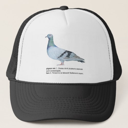 Pigeon by NuancesdePigeon Tee_shirts Trucker Hat