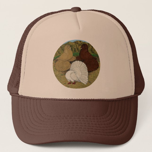 Pigeon Combo Trucker Hat (Front)