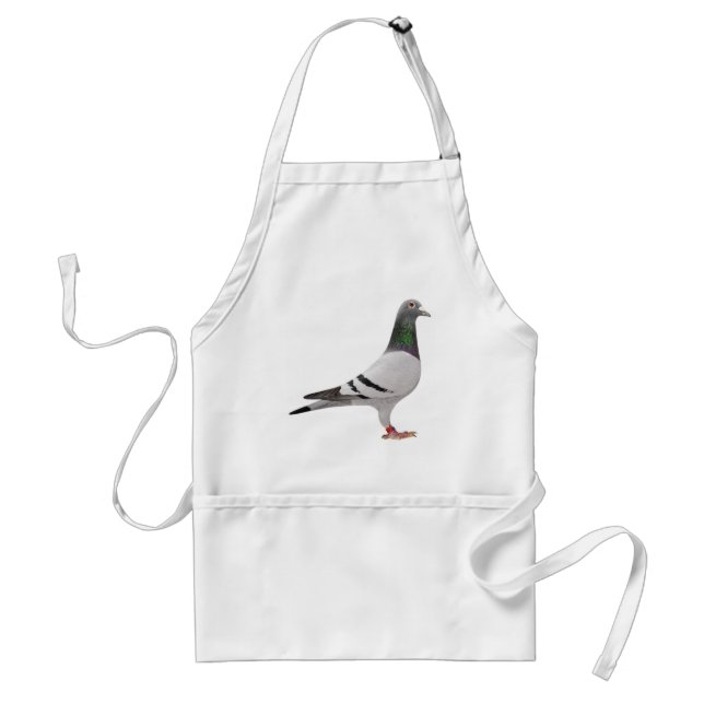 pigeon design adult apron (Front)