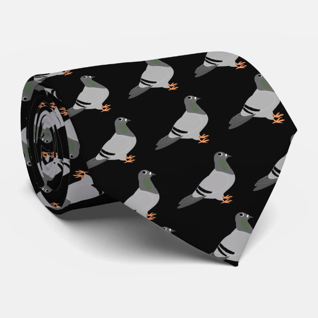 Pigeon Design Black Tie (Rolled)