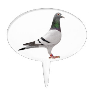 pigeon design cake topper