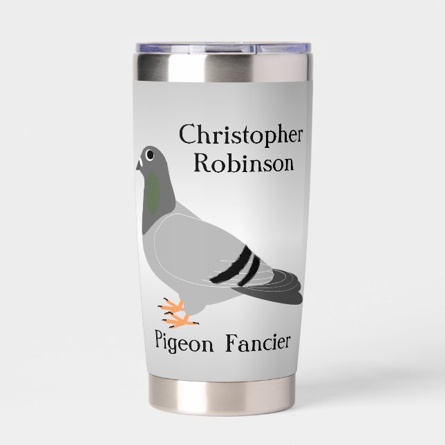 Pigeon Design Insulated Tumbler (Front)
