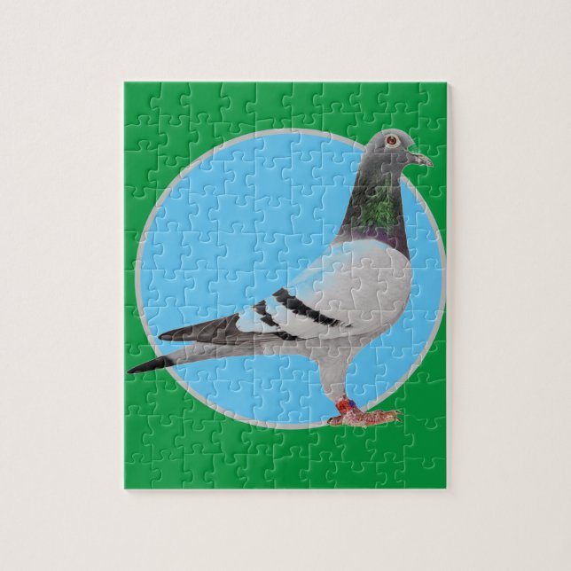 pigeon design jigsaw puzzle. jigsaw puzzle (Vertical)