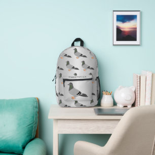 Pigeon Design Personalised Printed Backpack