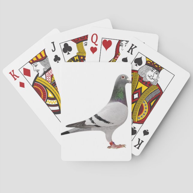 pigeon design poker cards (Back)