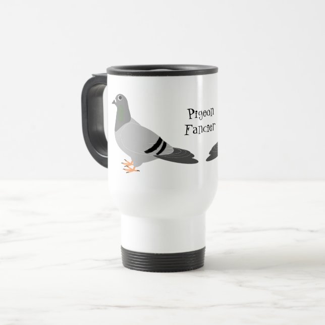 Pigeon Design Travel Mug (Front Left)