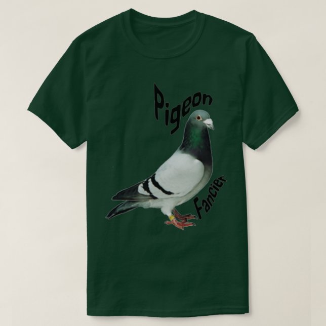 Pigeon Fancier Art Gifts T-Shirt (Design Front)