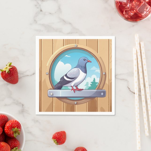 Pigeon Fancier Napkins (Insitu)