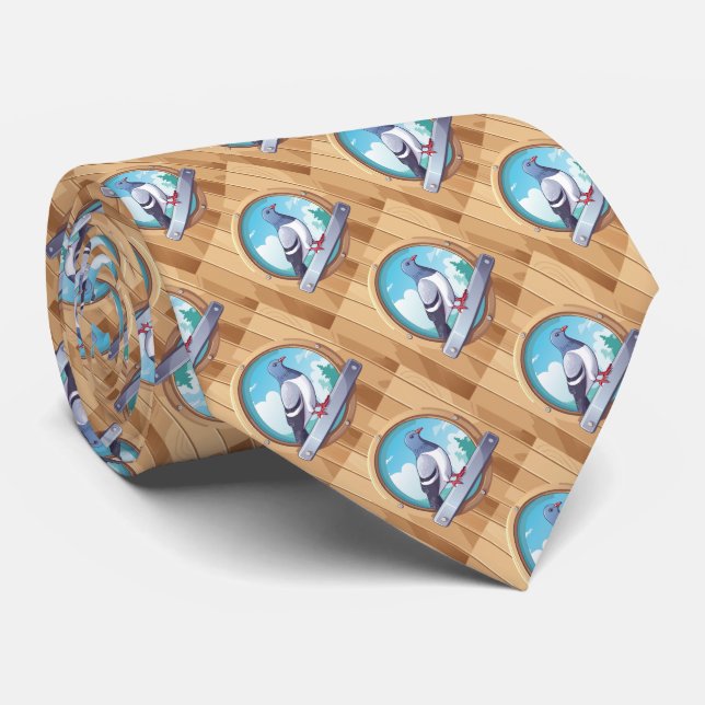 Pigeon Fancier Neck Tie (Rolled)