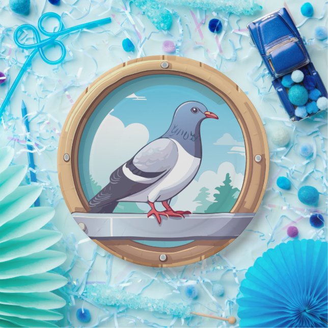Pigeon Fancier Paper Plates (Party)