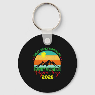 Pigeon Forge Great Smoky Mountains Family Vacation Keychain