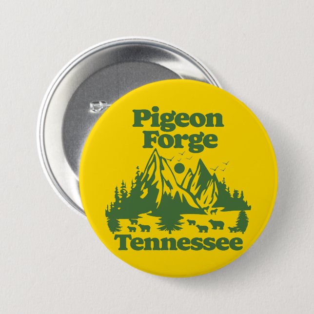 Pigeon Forge Tennessee Button (Front & Back)