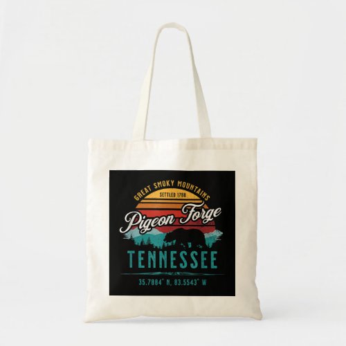 Pigeon Forge Tennessee Great Smoky Mountains Bear  Tote Bag