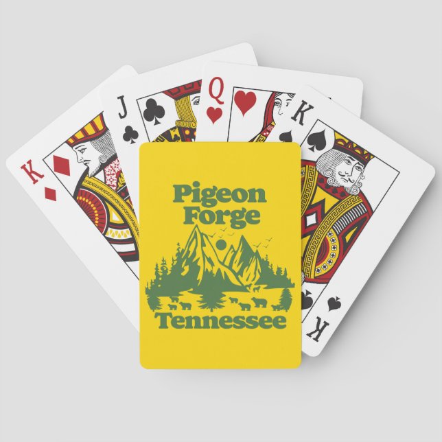 Pigeon Forge Tennessee Poker Cards (Back)